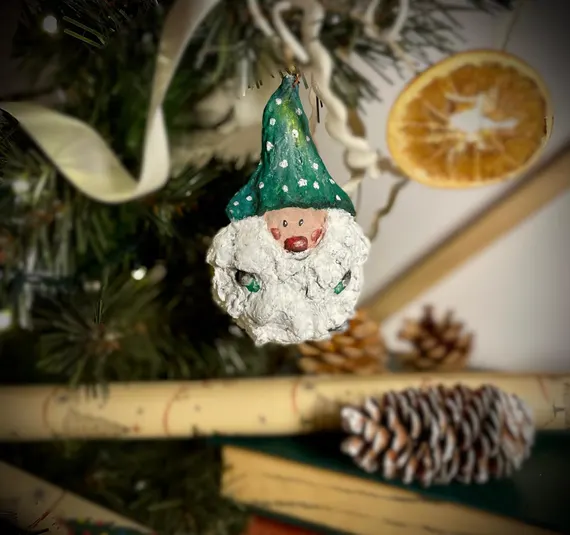 Handmade Gnome Christmas Ornament - Image 1